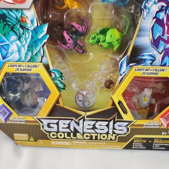 Bakugan Evolutions Genesis Collection Pack 6 Bakugan Figures 2 Light-Up Genesis - Picture 4 of 8